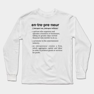 entrepreneur Long Sleeve T-Shirt